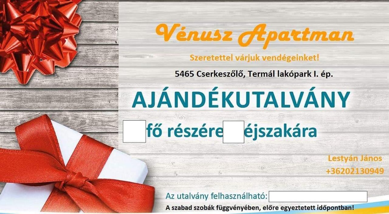 Venusz Apartman Cserkeszolo Exterior photo